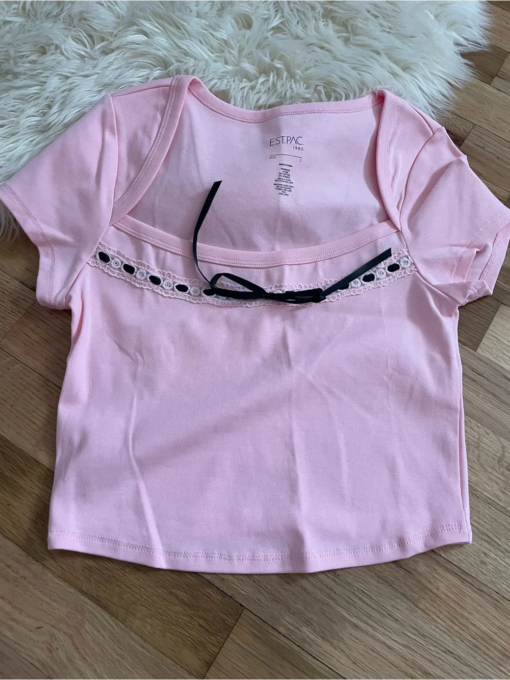 PacSun Light Pink Top - Picture 1 of 4